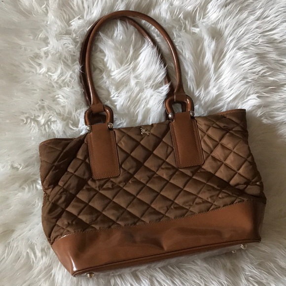 Burberry brown nylon Tote - Picture 3 of 13